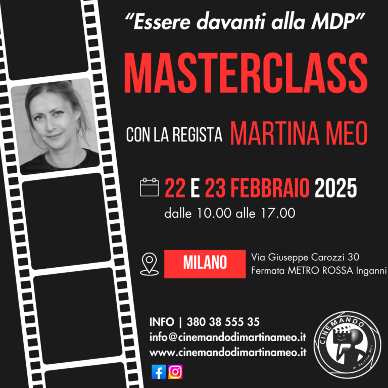 Masterclass con la Regista Martina Meo